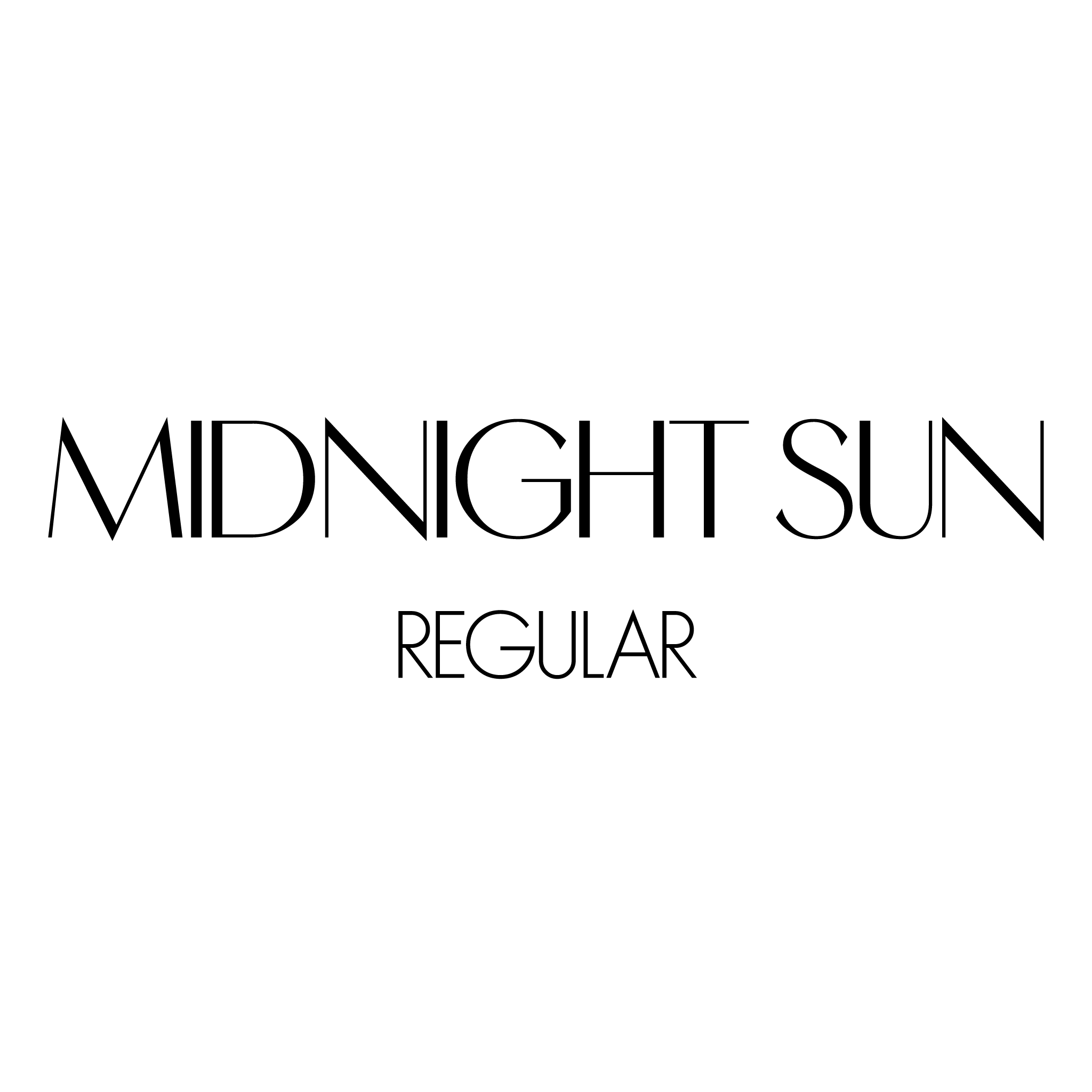 Midnight Sun DF  DAYLIGHT FONTS Online Store